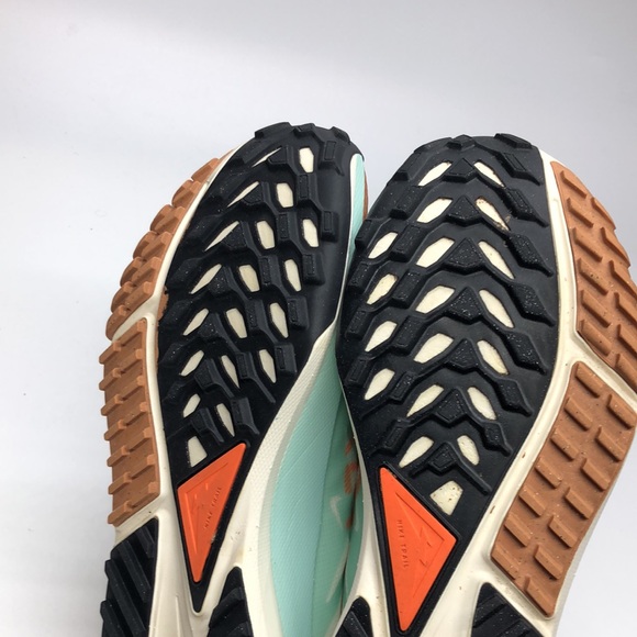 Mens Nike React Pegasus Trail 4 TX White/Brown/Blue FN8886-181 USED Size 9.5 - Picture 9 of 10